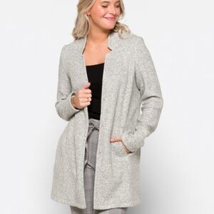 Gray Knit Jacket